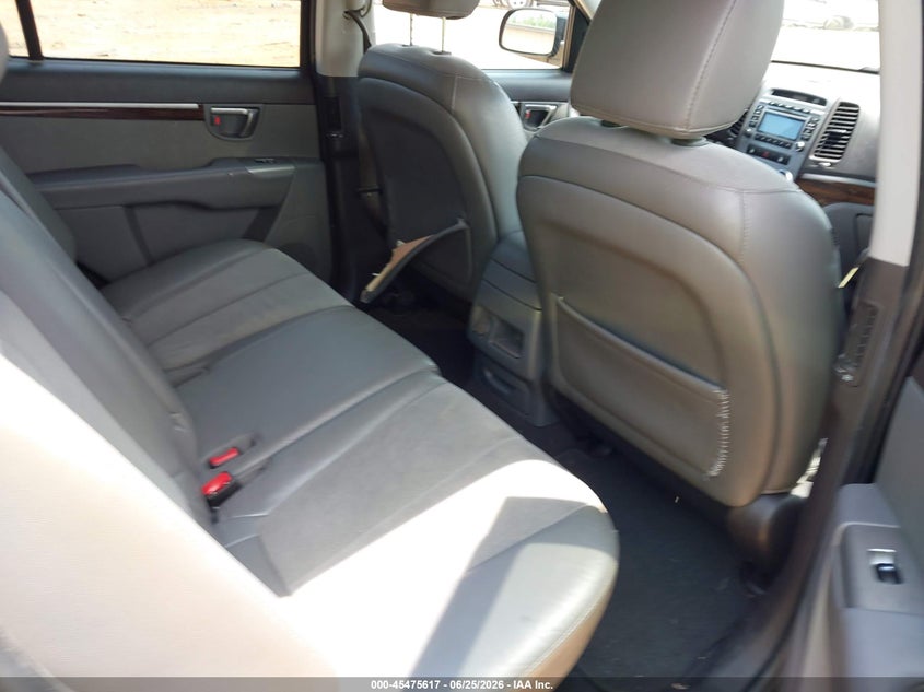 2012 Hyundai Santa fe VIN 5XYZHDAGXCG125461 IAAI salvage auction — REAR END, Salvage (North Carolina), sold $1,250 on 2026-07-13 (photo 8)