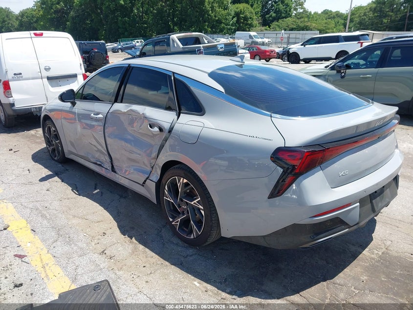 2025 Kia K5 VIN KNAG64J7XS5313172 IAAI salvage auction — LEFT SIDE, Salvage Title, sold $8,800 on 2026-08-26 (photo 3)