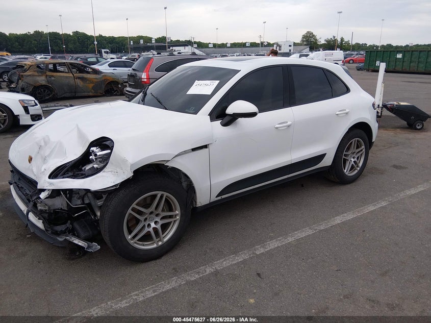 2020 Porsche Macan VIN WP1AA2A55LLB06100 IAAI salvage auction — FRONT END, Salvage (New Jersey), sold $8,550 on 2026-08-10 (photo 2)