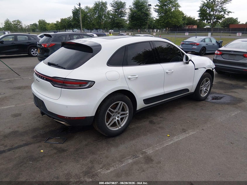 2020 Porsche Macan VIN WP1AA2A55LLB06100 IAAI salvage auction — FRONT END, Salvage (New Jersey), sold $8,550 on 2026-08-10 (photo 4)