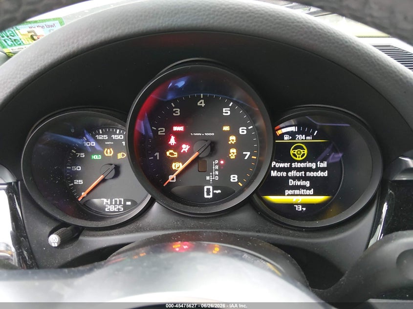 2020 Porsche Macan VIN WP1AA2A55LLB06100 IAAI salvage auction — FRONT END, Salvage (New Jersey), sold $8,550 on 2026-08-10 (photo 7)