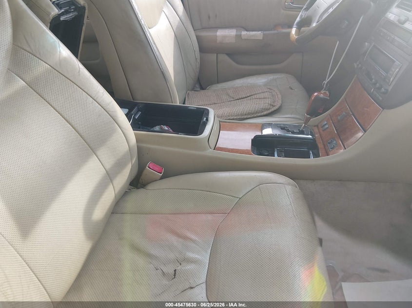 2005 Lexus Ls VIN JTHBN36F855017712 IAAI salvage auction — FRONT END, Clear (Maryland), sold $875 on 2026-07-30 (photo 5)
