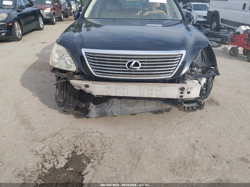 2005 Lexus Ls VIN JTHBN36F855017712 IAAI salvage auction — FRONT END, Clear (Maryland), sold $875 on 2026-07-30 (photo 6)