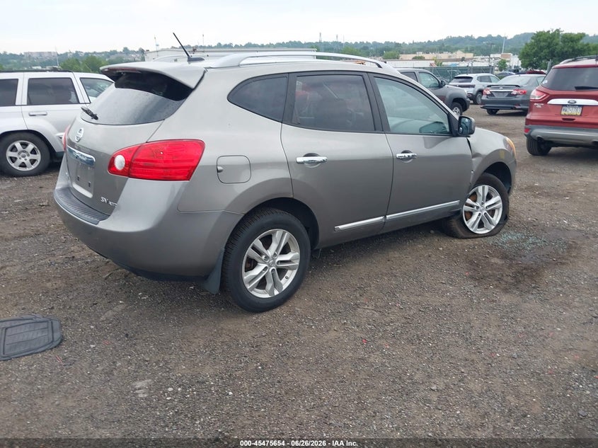 2012 Nissan Rogue VIN JN8AS5MV7CW712626 IAAI salvage auction — SIDE, Salvage Title, sold $325 on 2026-07-24 (photo 4)