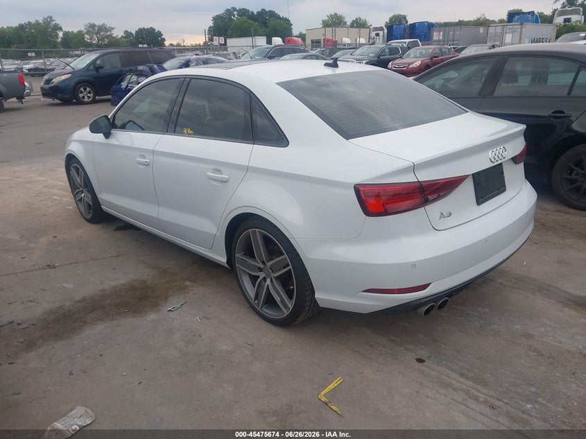 2020 Audi A3 VIN WAUCUGFFXLA070297 IAAI salvage auction — RIGHT FRONT, Salvage (North Carolina), sold $7,500 on 2026-08-05 (photo 3)
