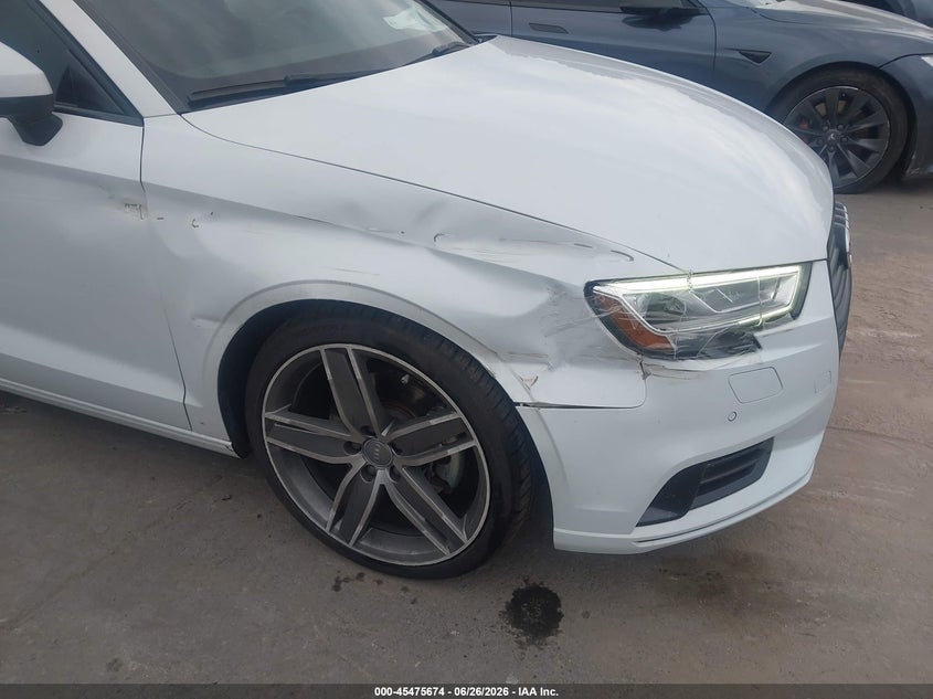 2020 Audi A3 VIN WAUCUGFFXLA070297 IAAI salvage auction — RIGHT FRONT, Salvage (North Carolina), sold $7,500 on 2026-08-05 (photo 6)