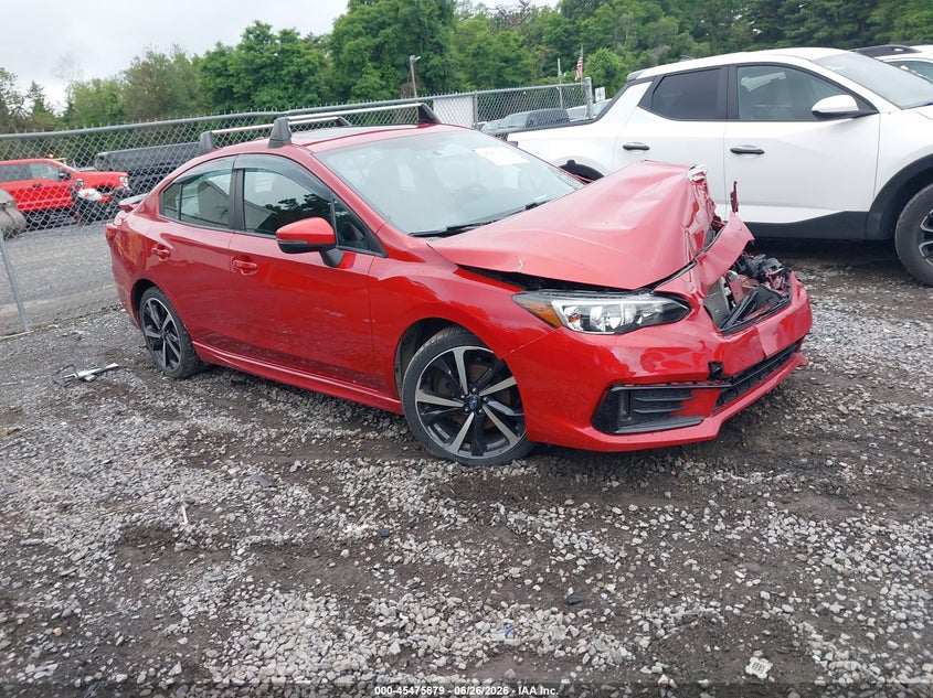 2021 Subaru Impreza VIN 4S3GKAM68M3601979 IAAI salvage auction — FRONT END, Mv-907A (New York), sold $1,250 on 2026-07-11 (photo 1)