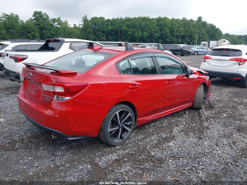 2021 Subaru Impreza VIN 4S3GKAM68M3601979 IAAI salvage auction — FRONT END, Mv-907A (New York), sold $1,250 on 2026-07-11 (photo 4)