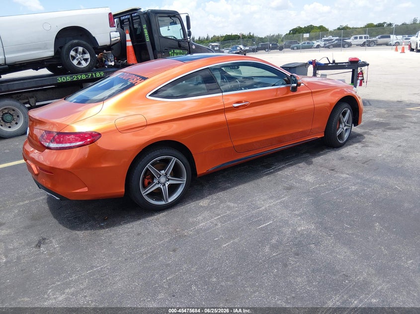 2017 Mercedes-benz C-klasse VIN WDDWJ4KB1HF362415 IAAI salvage auction — LEFT FRONT, Rebuildable (Florida), sold $7,600 on 2026-07-22 (photo 4)