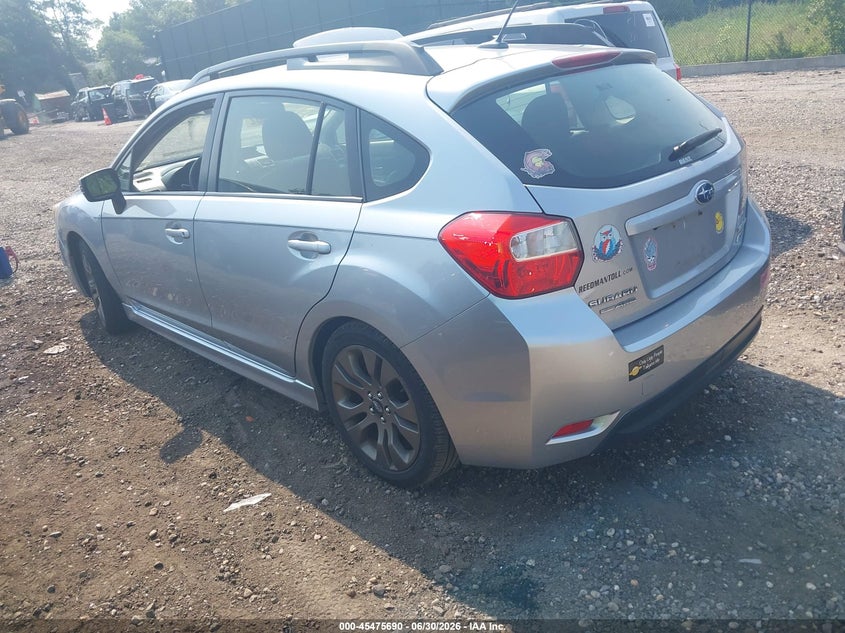 2015 Subaru Impreza VIN JF1GPAW69FH201391 IAAI salvage auction — FRONT END, Salvage Title, sold $425 on 2026-07-14 (photo 3)