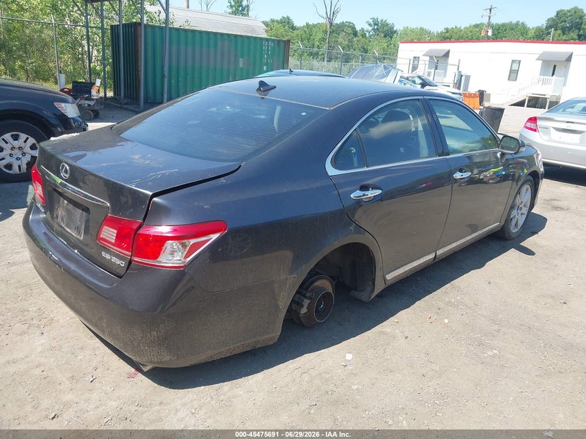 2010 Lexus Es 350 VIN JTHBK1EG7A2343004 IAAI salvage auction — LEFT REAR, Salvage - Greater Than 75% (Maryland), sold $925 on 2026-07-28 (photo 4)