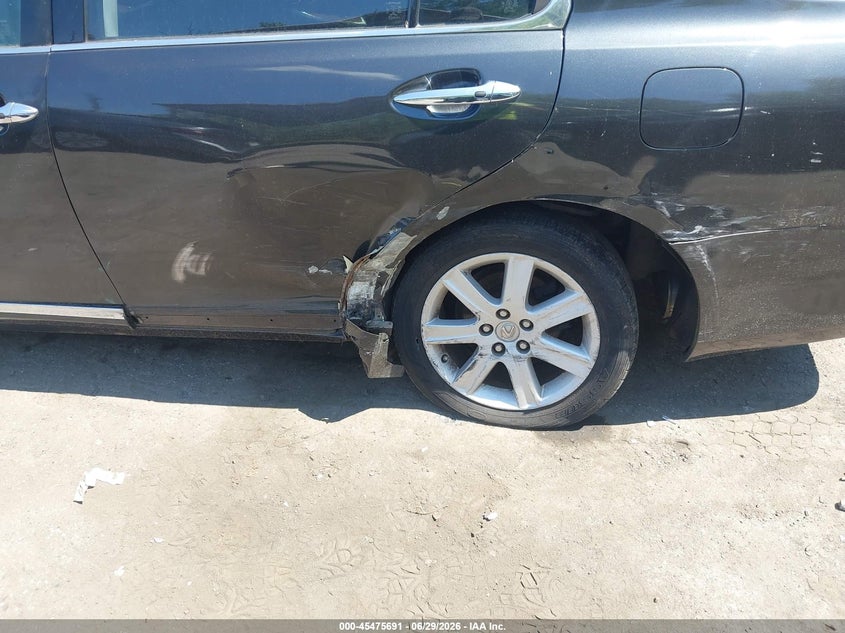 2010 Lexus Es 350 VIN JTHBK1EG7A2343004 IAAI salvage auction — LEFT REAR, Salvage - Greater Than 75% (Maryland), sold $925 on 2026-07-28 (photo 6)