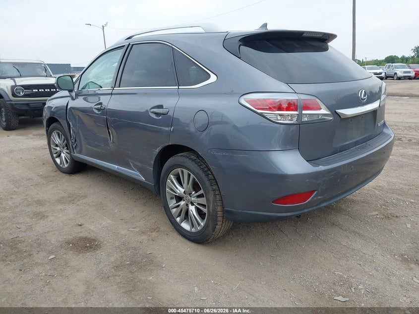 2013 Lexus Rx VIN 2T2BK1BA7DC164450 IAAI salvage auction — SIDE, Clear (Michigan), sold $4,500 on 2026-07-22 (photo 3)
