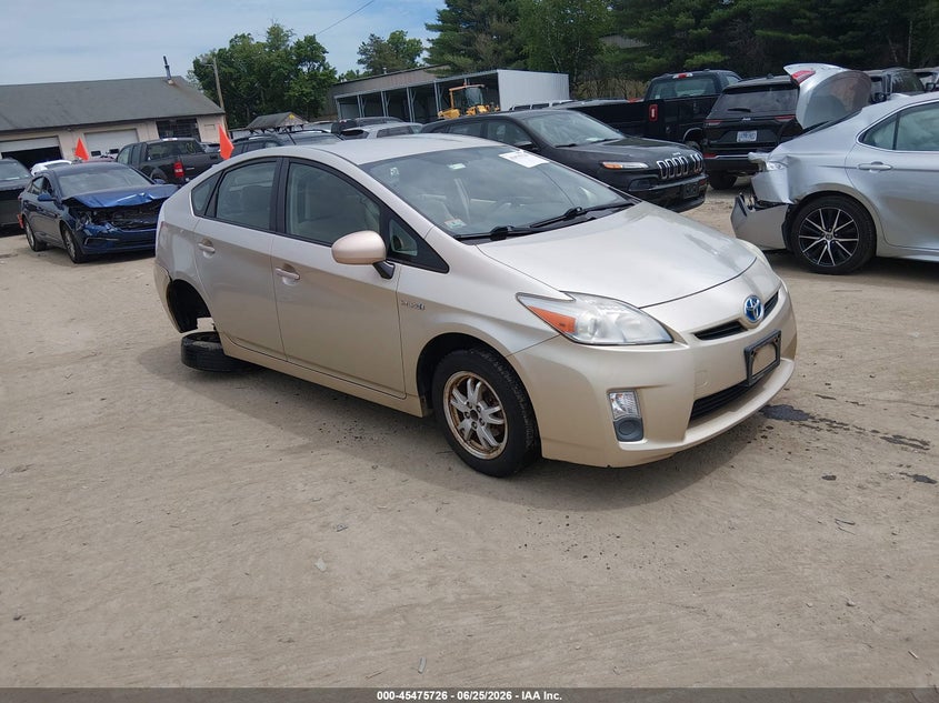 2010 Toyota Prius VIN JTDKN3DU4A0106624 IAAI salvage auction — NORMAL WEAR, Clear (Massachusetts), sold $925 on 2026-07-29 (photo 1)