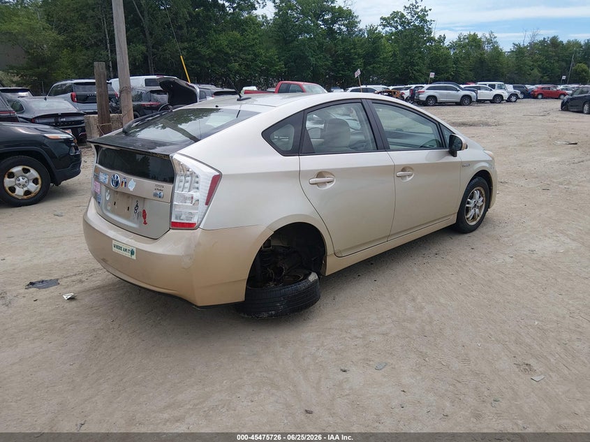2010 Toyota Prius VIN JTDKN3DU4A0106624 IAAI salvage auction — NORMAL WEAR, Clear (Massachusetts), sold $925 on 2026-07-29 (photo 4)