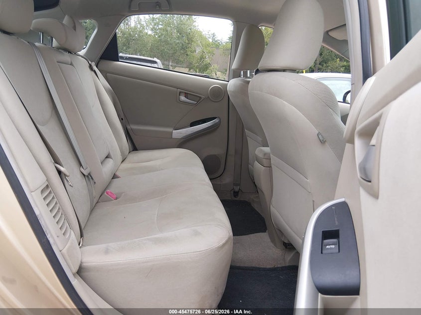 2010 Toyota Prius VIN JTDKN3DU4A0106624 IAAI salvage auction — NORMAL WEAR, Clear (Massachusetts), sold $925 on 2026-07-29 (photo 8)
