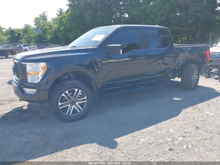 2022 Ford F-150 VIN 1FTEW1EP5NFA43849 IAAI salvage auction — REAR END, Salvage Title, sold $10,600 on 2026-07-22 (photo 2)