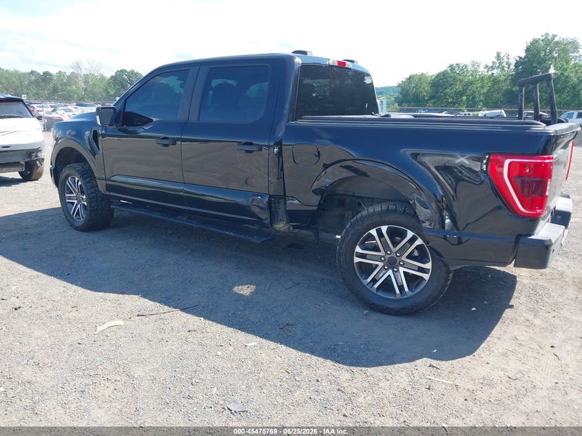 2022 Ford F-150 VIN 1FTEW1EP5NFA43849 IAAI salvage auction — REAR END, Salvage Title, sold $10,600 on 2026-07-22 (photo 3)