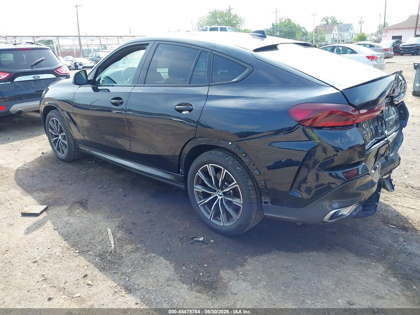 2021 BMW X6 VIN 5UXCY6C06M9E93643 IAAI salvage auction — FRONT & REAR, Salvage Title, sold $26,250 on 2026-07-29 (photo 3)
