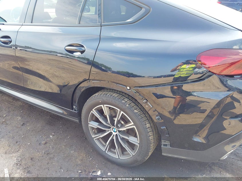 2021 BMW X6 VIN 5UXCY6C06M9E93643 IAAI salvage auction — FRONT & REAR, Salvage Title, sold $26,250 on 2026-07-29 (photo 6)