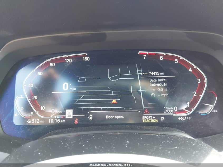 2021 BMW X6 VIN 5UXCY6C06M9E93643 IAAI salvage auction — FRONT & REAR, Salvage Title, sold $26,250 on 2026-07-29 (photo 7)