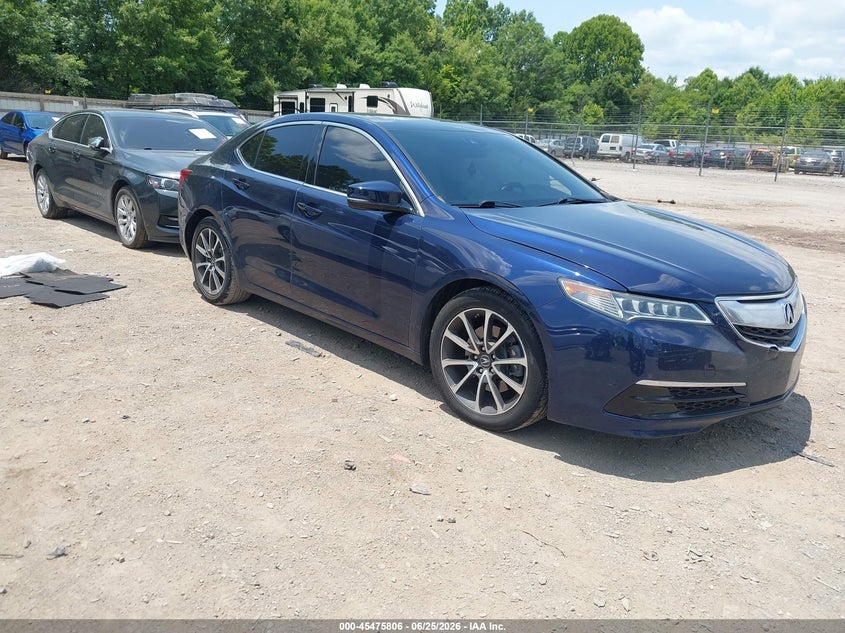 2016 Acura Tlx VIN 19UUB2F50GA004579 IAAI salvage auction — LEFT FRONT, Salvage Title, sold $3,450 on 2026-07-23 (photo 1)