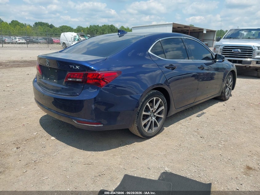 2016 Acura Tlx VIN 19UUB2F50GA004579 IAAI salvage auction — LEFT FRONT, Salvage Title, sold $3,450 on 2026-07-23 (photo 4)