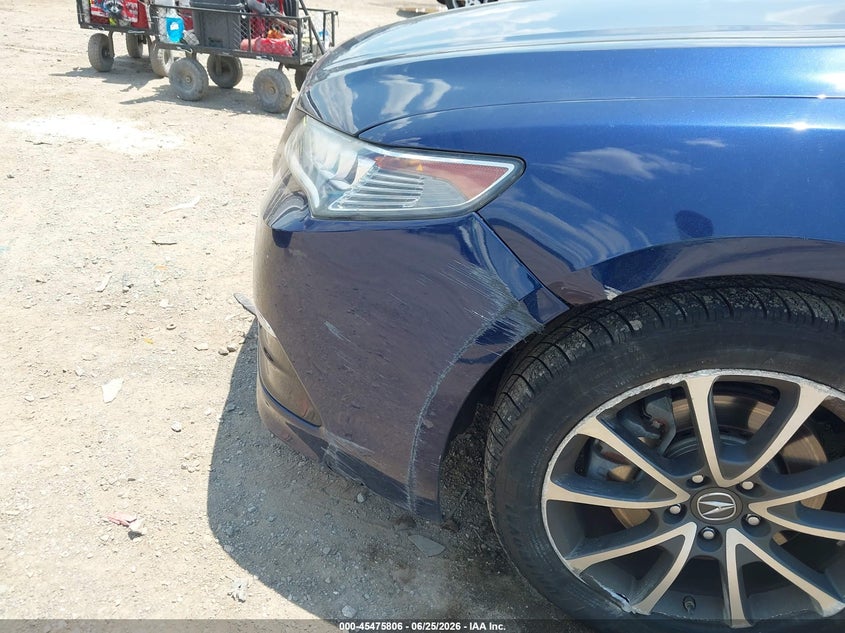 2016 Acura Tlx VIN 19UUB2F50GA004579 IAAI salvage auction — LEFT FRONT, Salvage Title, sold $3,450 on 2026-07-23 (photo 6)