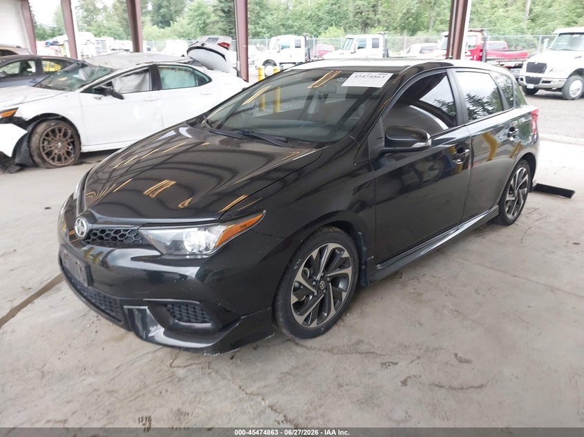 2016 Scion Im VIN JTNKARJE2GJ501413 IAAI salvage auction — REAR END, Wait Title, sold $25 on 2026-08-23 (photo 2)