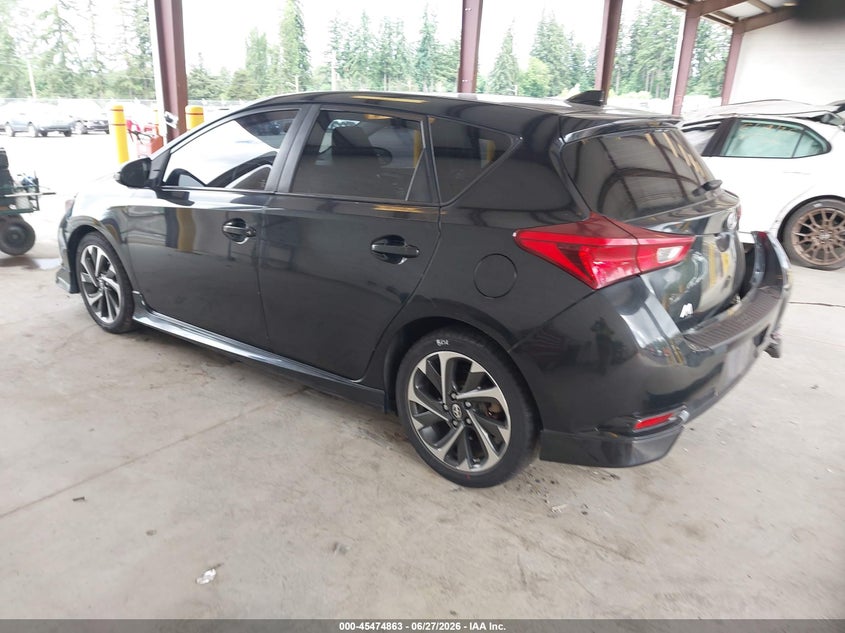 2016 Scion Im VIN JTNKARJE2GJ501413 IAAI salvage auction — REAR END, Wait Title, sold $25 on 2026-08-23 (photo 3)