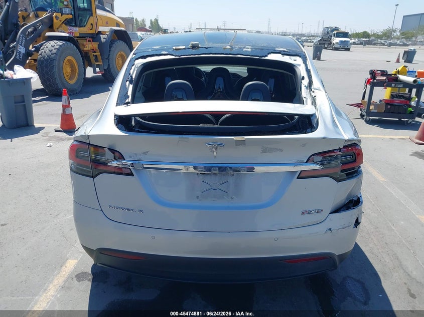 2016 Tesla Model x VIN 5YJXCAE43GF005468 IAAI salvage auction — NORMAL WEAR, Clear - Dealer Only (California), sold $10,025 on 2026-07-06 (photo 6)