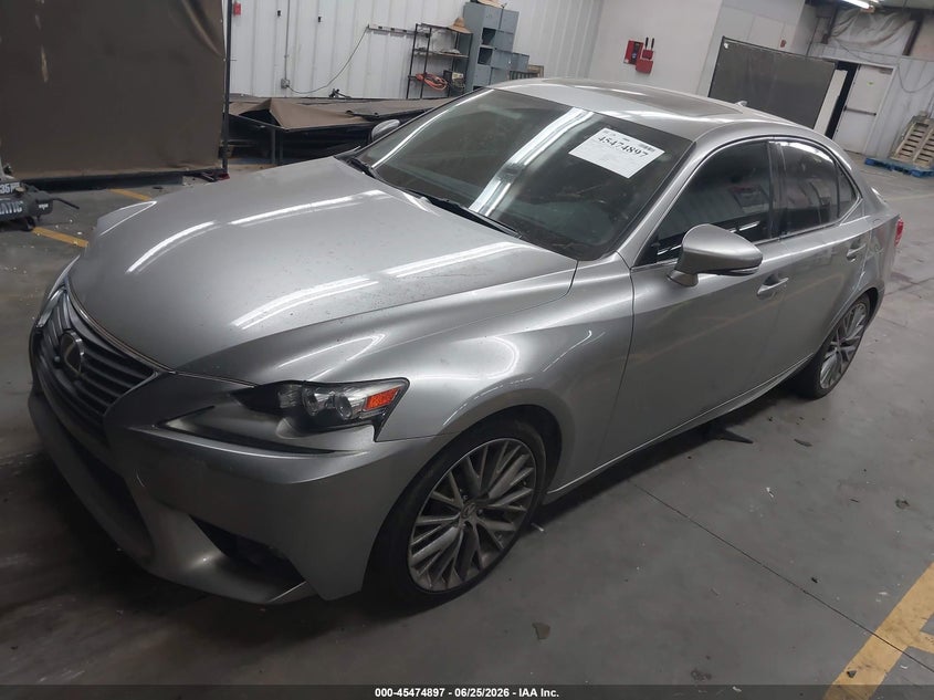 2015 Lexus Is VIN JTHBF1D2XF5056773 IAAI salvage auction — RIGHT FRONT, Salvage Title, sold $5,000 on 2026-08-01 (photo 2)