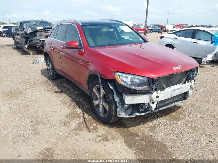 2019 Mercedes-benz Glc VIN WDC0G4JB6KV120341 IAAI salvage auction — FRONT END, Salvage Title, sold $4,000 on 2026-08-26 (photo 1)