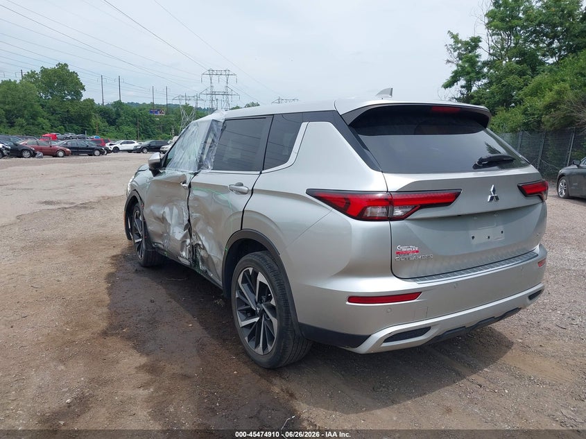 2022 Mitsubishi Outlander VIN JA4J4UA82NZ014127 IAAI salvage auction — LEFT SIDE, Salvage (Pennsylvania), sold $6,900 on 2026-07-17 (photo 3)