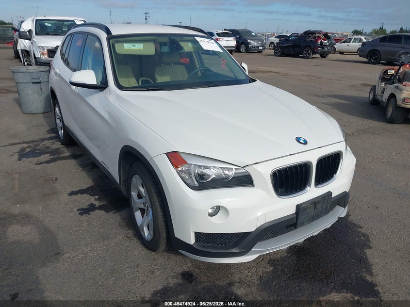 2015 BMW X1 VIN WBAVM1C50FV316160 IAAI salvage auction — LEFT FRONT, Salvage (California), sold $1,550 on 2026-07-29 (photo 1)