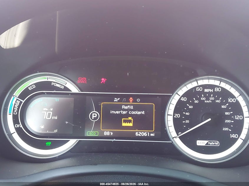 2019 Kia Niro VIN KNDCB3LC3K5351036 IAAI salvage auction — FRONT END, Salvage Title, sold $2,150 on 2026-07-21 (photo 7)