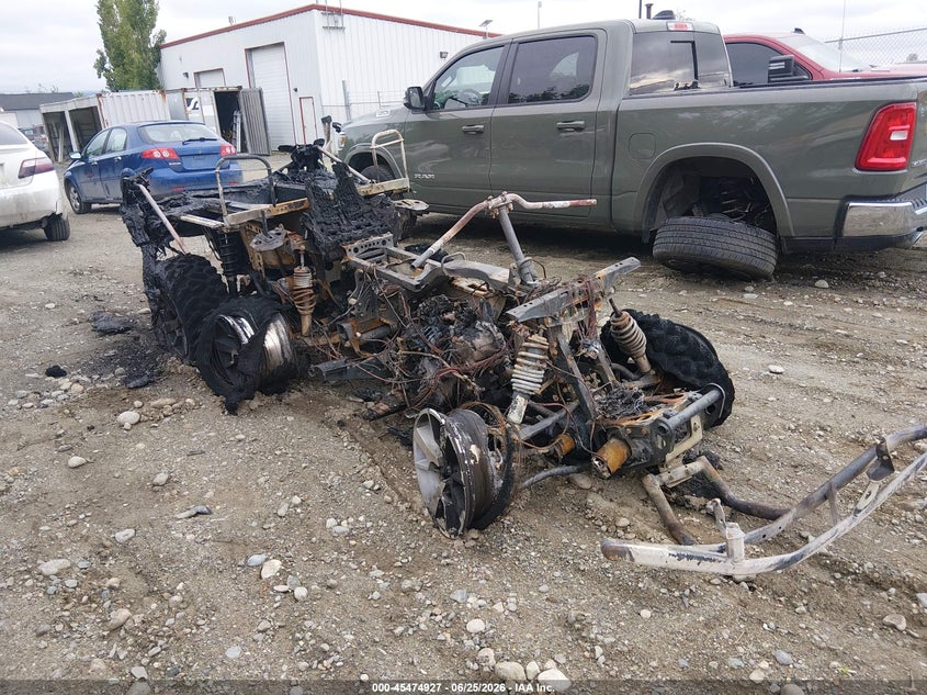 2024 Can-am/ brp Outlander VIN 3JBRMAJ48RJ000152 IAAI salvage auction — TOTAL BURN, Bill Of Sale (Alaska), sold $50 on 2026-08-14 (photo 1)