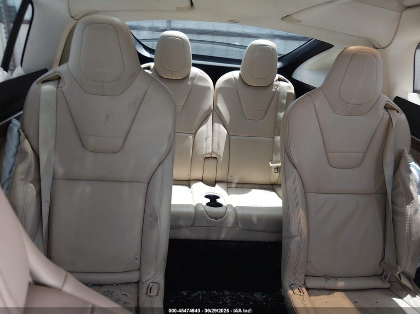 2017 Tesla Model x VIN 5YJXCBE28HF048256 IAAI salvage auction — FRONT END, Salvage Title, sold $2,900 on 2026-08-21 (photo 8)