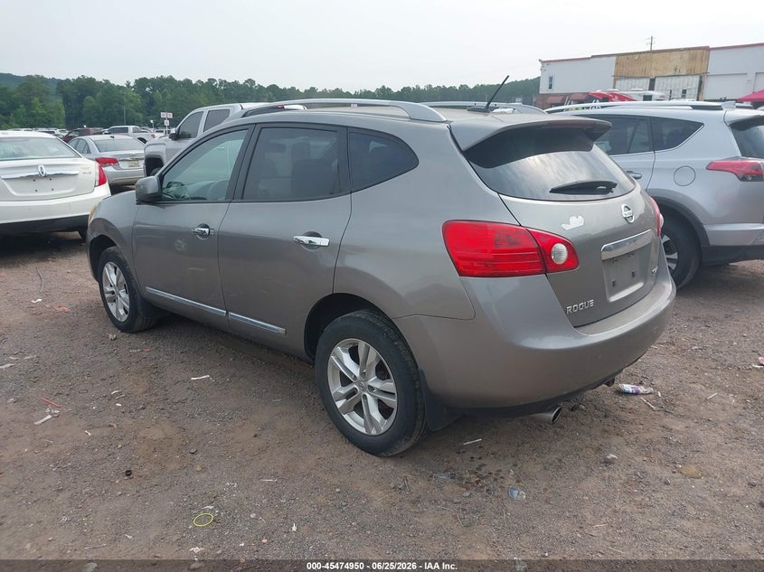 2013 Nissan Rogue VIN JN8AS5MV1DW144620 IAAI salvage auction — NORMAL WEAR, Clear (Alabama), sold $450 on 2026-07-15 (photo 3)