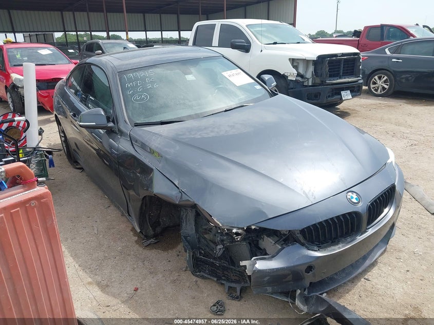 2015 BMW 4er VIN WBA3R1C51FK195472 IAAI salvage auction — FRONT END, Salvage (Texas), sold $3,950 on 2026-07-22 (photo 1)