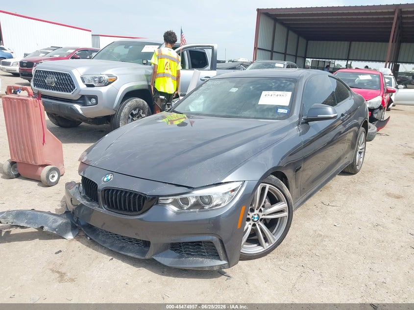 2015 BMW 4er VIN WBA3R1C51FK195472 IAAI salvage auction — FRONT END, Salvage (Texas), sold $3,950 on 2026-07-22 (photo 2)