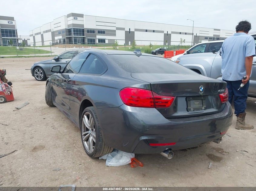 2015 BMW 4er VIN WBA3R1C51FK195472 IAAI salvage auction — FRONT END, Salvage (Texas), sold $3,950 on 2026-07-22 (photo 3)