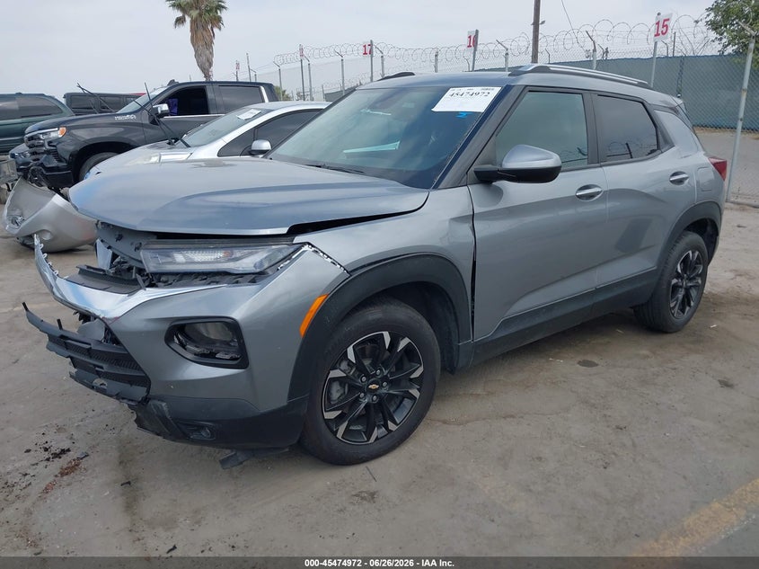 2023 Chevrolet Trailblazer VIN KL79MPS23PB201339 IAAI salvage auction — FRONT END, Salvage (California), sold $25 on 2026-07-29 (photo 2)