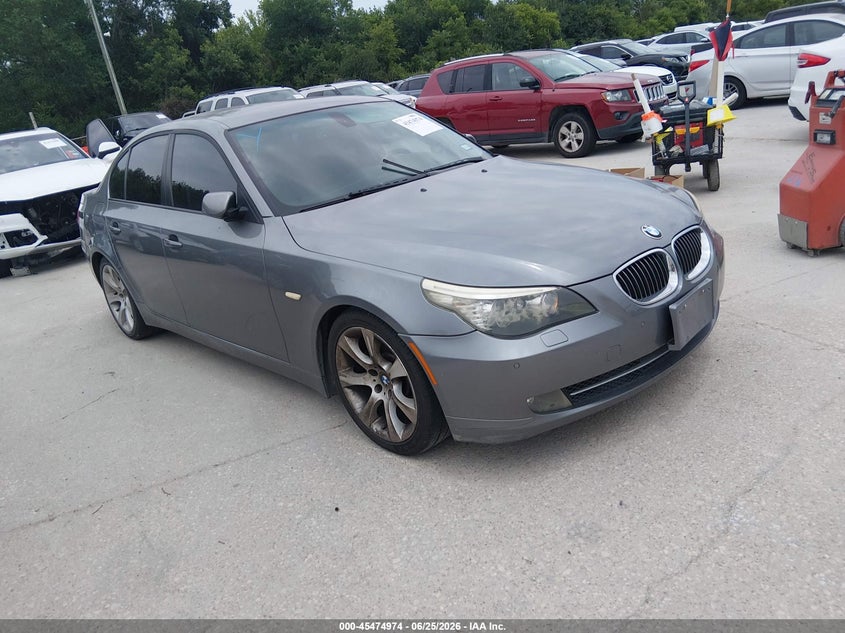 2008 BMW 5 series VIN WBANW13538CZ75004 IAAI salvage auction — NORMAL WEAR, Original (Texas), sold $350 on 2026-07-13 (photo 1)