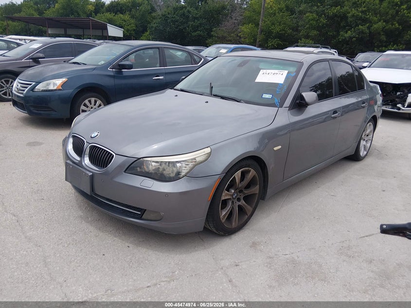 2008 BMW 5 series VIN WBANW13538CZ75004 IAAI salvage auction — NORMAL WEAR, Original (Texas), sold $350 on 2026-07-13 (photo 2)