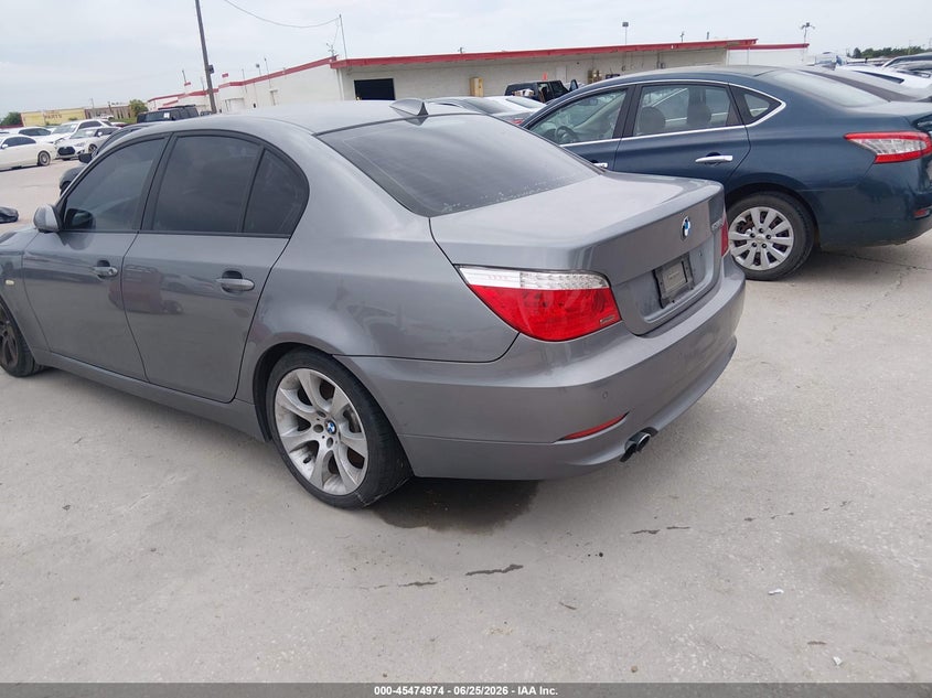 2008 BMW 5 series VIN WBANW13538CZ75004 IAAI salvage auction — NORMAL WEAR, Original (Texas), sold $350 on 2026-07-13 (photo 3)