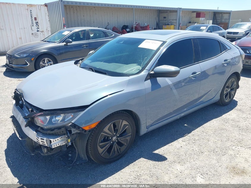 2019 Honda Civic VIN SHHFK7H68KU417083 IAAI salvage auction — FRONT & REAR, Salvage Title, sold $25 on 2026-07-16 (photo 2)