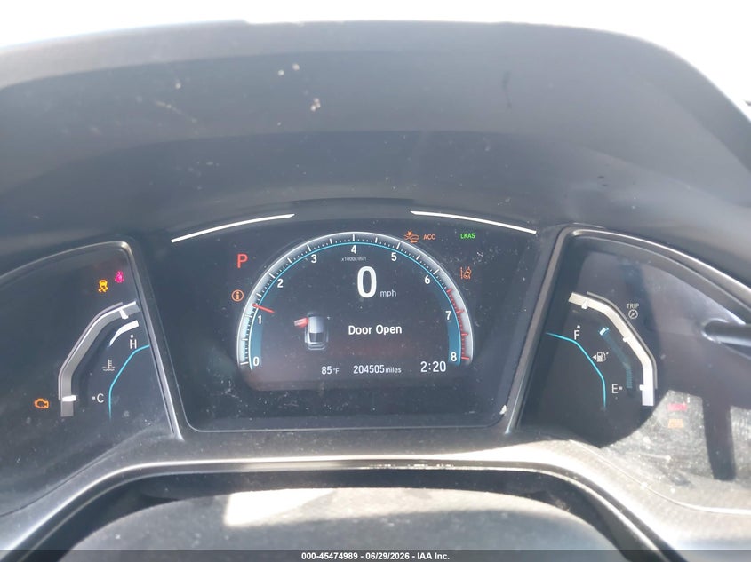 2019 Honda Civic VIN SHHFK7H68KU417083 IAAI salvage auction — FRONT & REAR, Salvage Title, sold $25 on 2026-07-16 (photo 7)