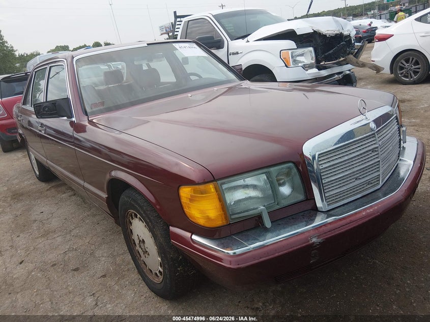 1988 Mercedes-benz 420 VIN WDBCA35D1JA405494 IAAI salvage auction — NORMAL WEAR, Clear - Public Restricted (Oklahoma), sold $925 on 2026-07-15 (photo 1)