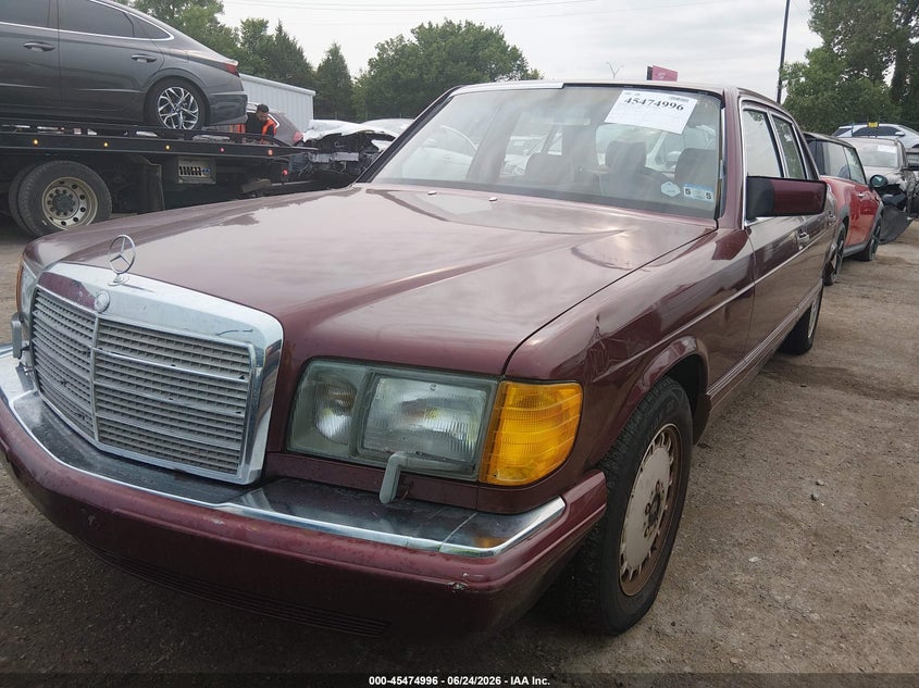 1988 Mercedes-benz 420 VIN WDBCA35D1JA405494 IAAI salvage auction — NORMAL WEAR, Clear - Public Restricted (Oklahoma), sold $925 on 2026-07-15 (photo 2)